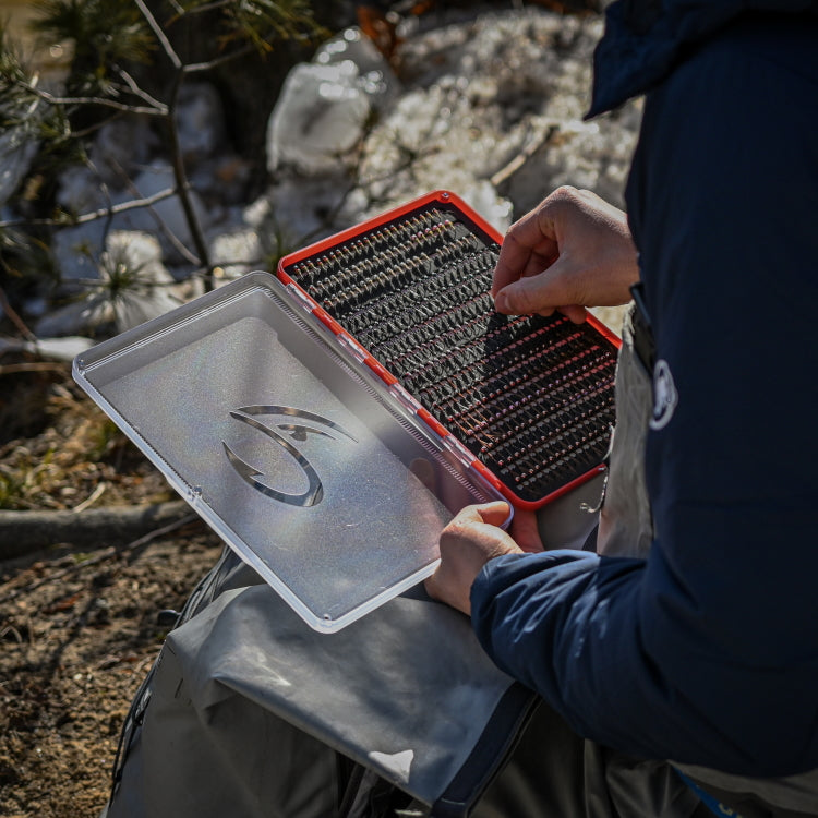 Fulling Mill Guide Fly Box - Red