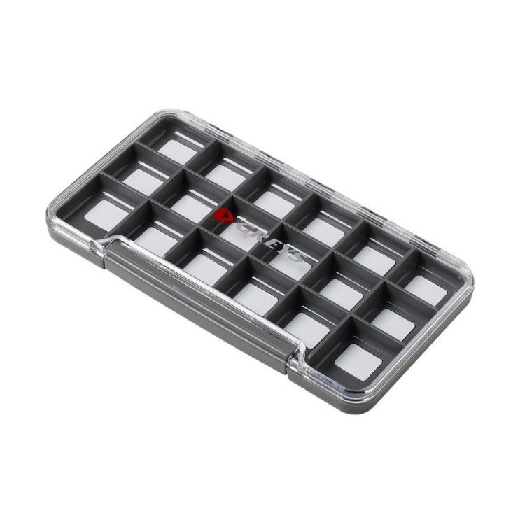 Greys Slim Waterproof Fly Box - 18 Compartments