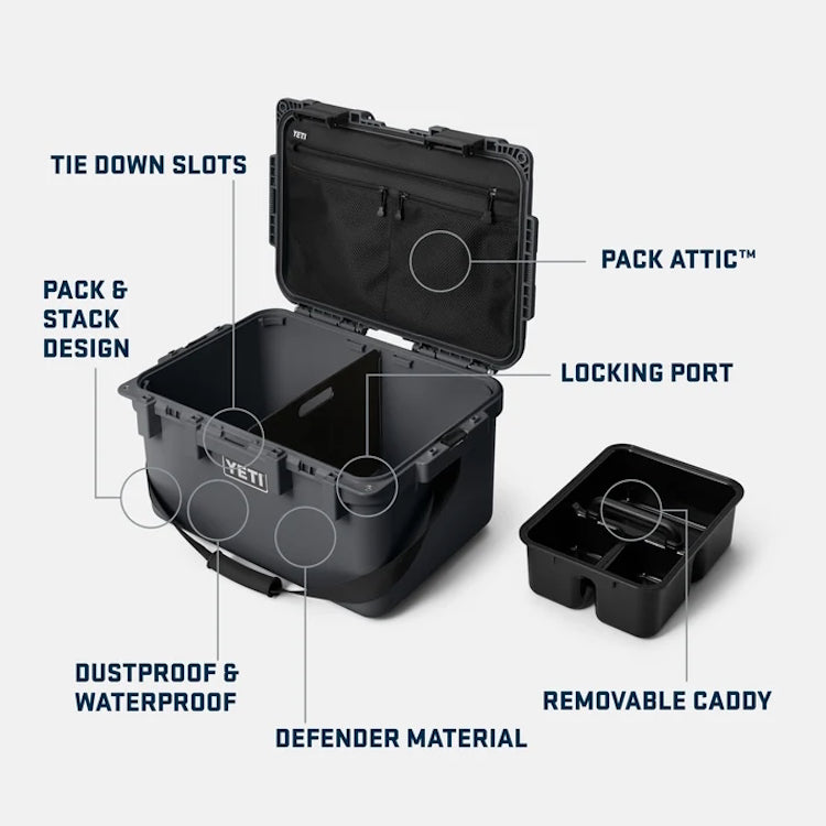 Yeti Loadout 30 Go Box Gear Case - Charcoal