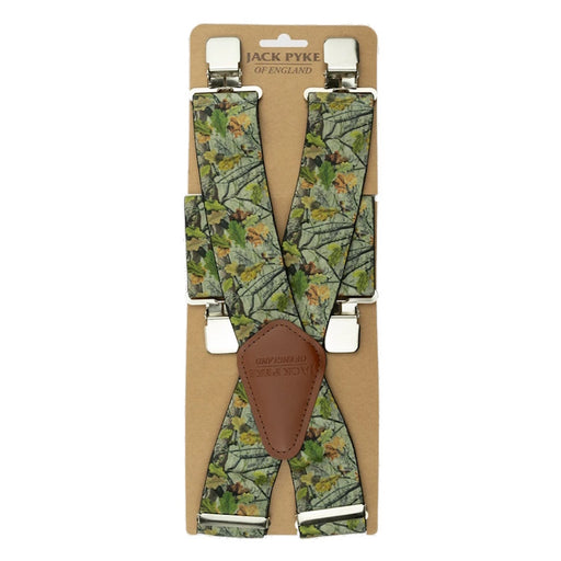 Jack Pyke Camo Elasticated Braces - English Oak Evolution