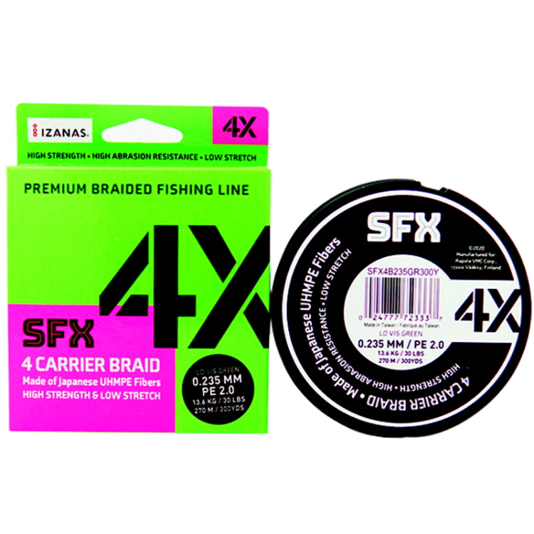 Sufix SFX 8 Carrier Braid - Lo-Vis Green