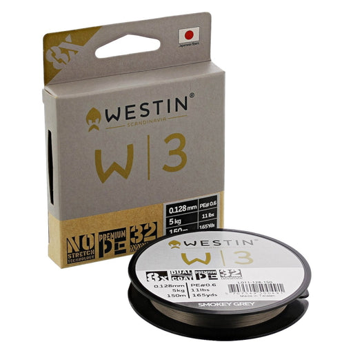 Westin W3 8-Braid - Smokey Grey - 150m