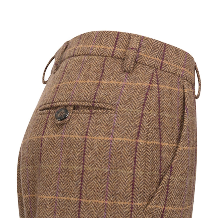 Hoggs of Fife Ladies Eden Tweed Breeks - Bracken
