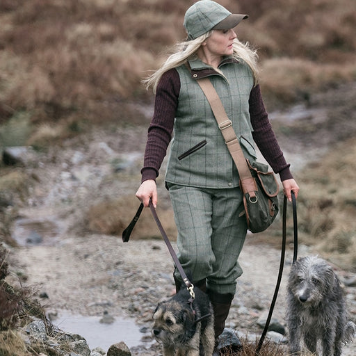 Hoggs of Fife Ladies Roslin Technical Tweed Breeks - Spring Bracken