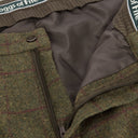 Hoggs Of Fife Tummel Tweed Field Breeks - Olive/Wine