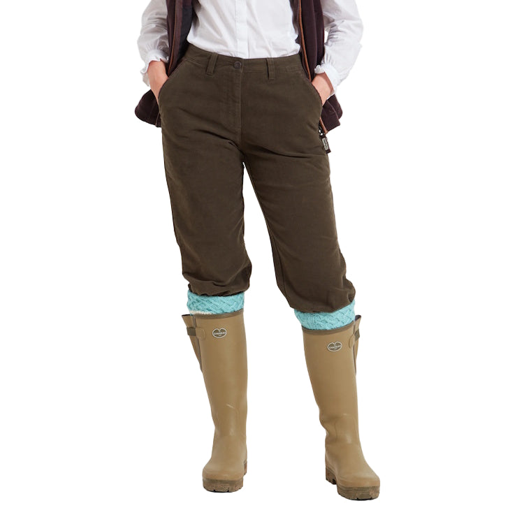 Schoffel Ladies Moleskin Breeks - Forest