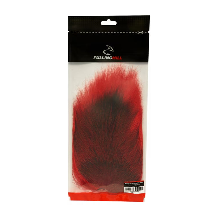 Fulling Mill Premium Selected Bucktail - Fluorescent Bright Red