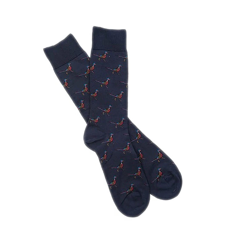 Barbour Mavin Sock - Navy Pheasant