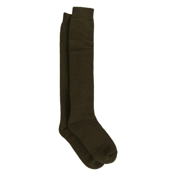 Barbour Wellington Knee Socks - Olive Green