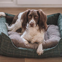 House of Paws Moss Tweed Rectangle Dog Bed