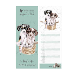 Wrendale Designs A Dogs Life 2026 Slim Calendar