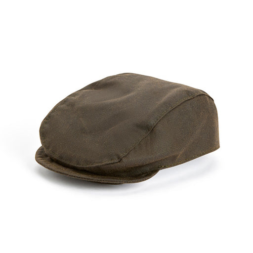 Barbour Dog Wax Flat Cap - Olive