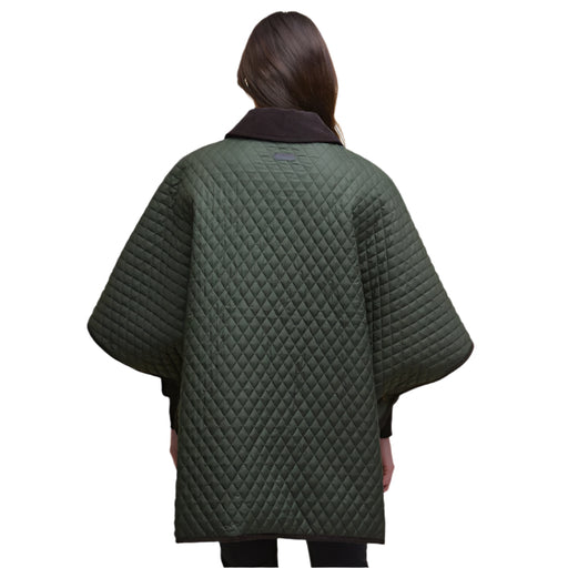 Barbour Ladies Oakham Quilted Cape - Olive