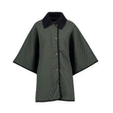 Barbour Ladies Oakham Quilted Cape - Olive