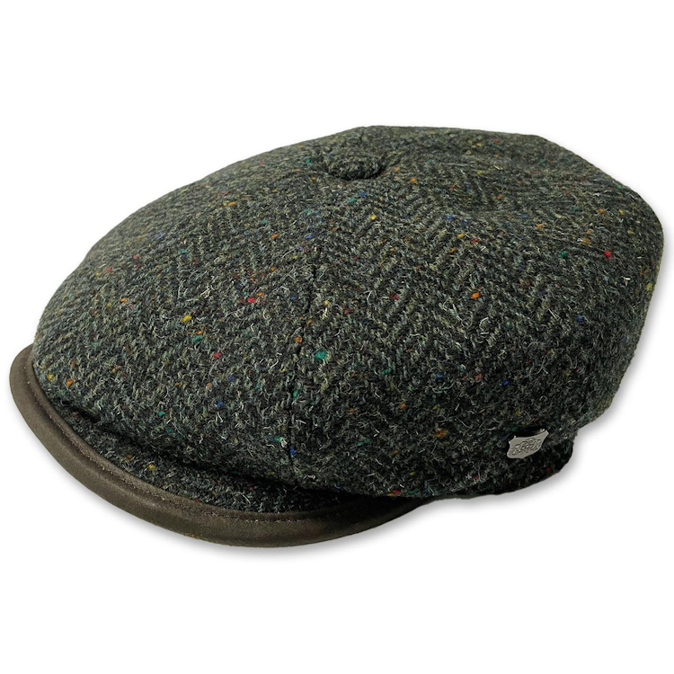 Failsworth Shelby Donegal Style Tweed Bakerboy Cap - Pattern 2583