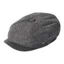 Failsworth Gino Italian Wool Melton 8 Piece Baker Boy Cap - Grey