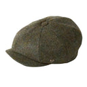Failsworth Gino Italian Wool Melton 8 Piece Baker Boy Cap - Loden
