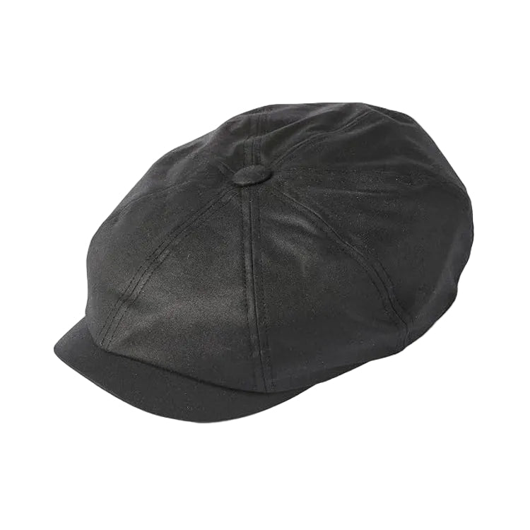 Failsworth Wax Alfie 8 Piece Bakerboy Cap - Black
