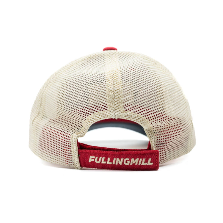 Fulling Mill Rising Sun Trucker Cap - Red/Yellow