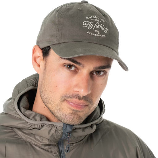 Guideline Fly Fishing Dad Cap - Forest Grey
