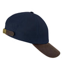 Hoggs of Fife Waxed Baseball Cap - Navy