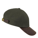 Hoggs of Fife Waxed Baseball Cap - Olive