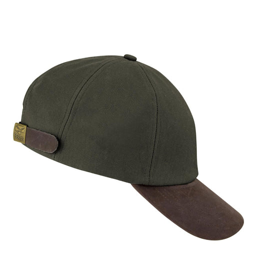 Hoggs of Fife Waxed Baseball Cap - Olive