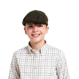 Jack Pyke Junior Wax Flat Cap - Green