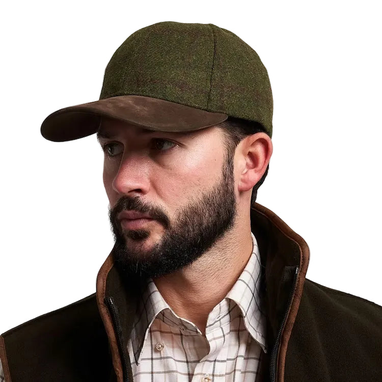 Jack Pyke Lowland Tweed Baseball Cap - Green