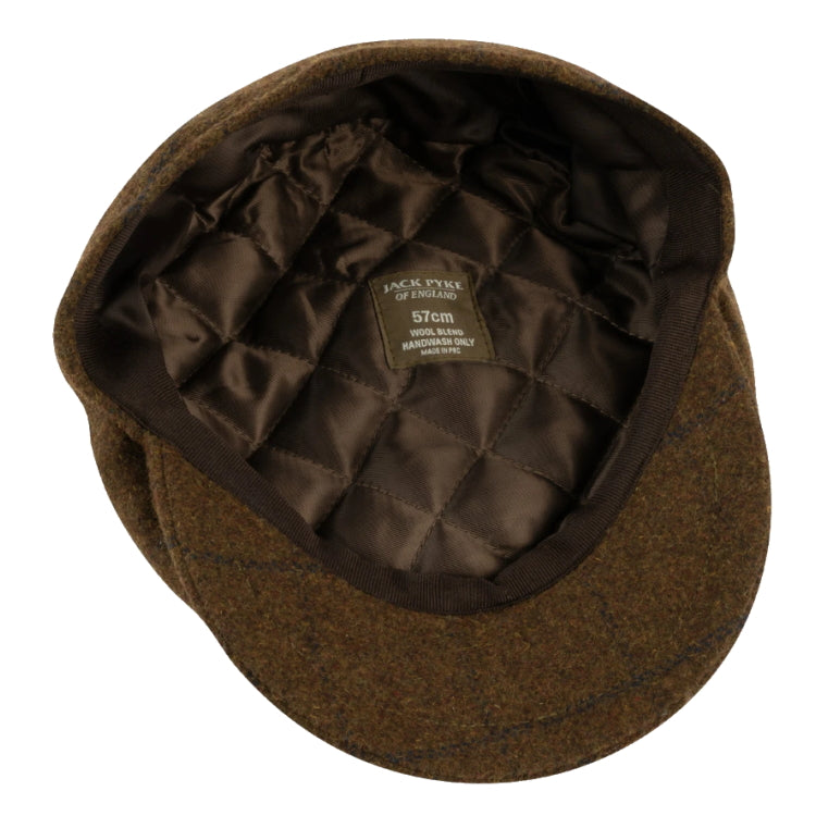 Jack Pyke Newsboy Cap - Brown Tweed
