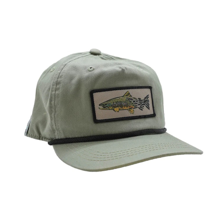 Rep Your Water Cap 5 Panel Unstructured - Brown Snacks