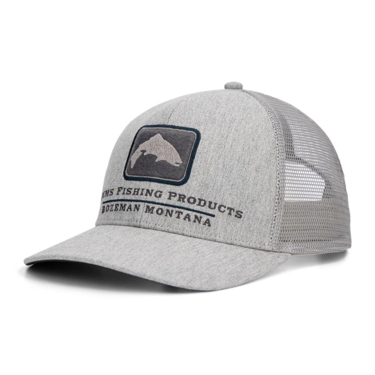 Simms Double Haul Icon Trucker Cap - Hopper Head Heather