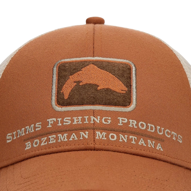 Simms Trout Icon Trucker Cap - Stonefly