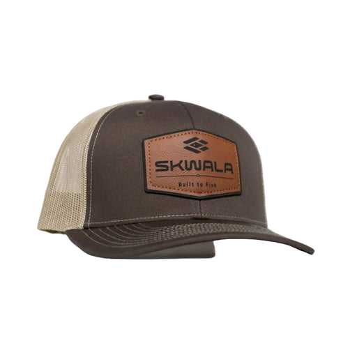 Skwala Icon Patch Trucker Cap - Brown/Tan