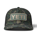 Yeti Logo Full Camo Trucker Cap - Green Camo