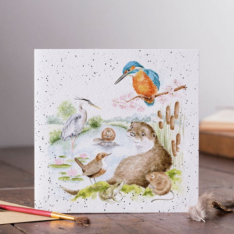 Wrendale Designs The Riverbank Animal Card