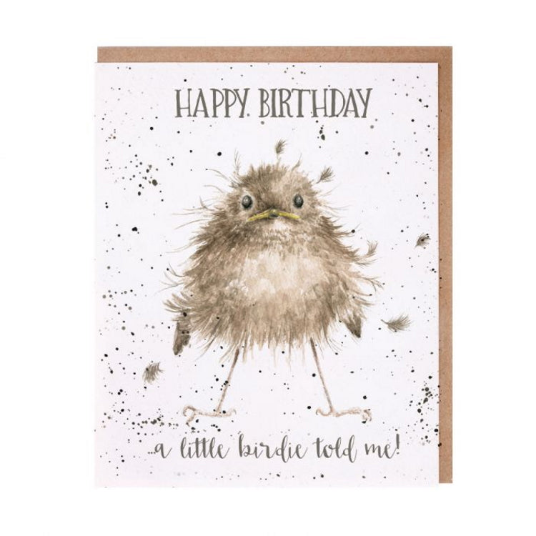Wrendale Designs Little Wren Birthday Card