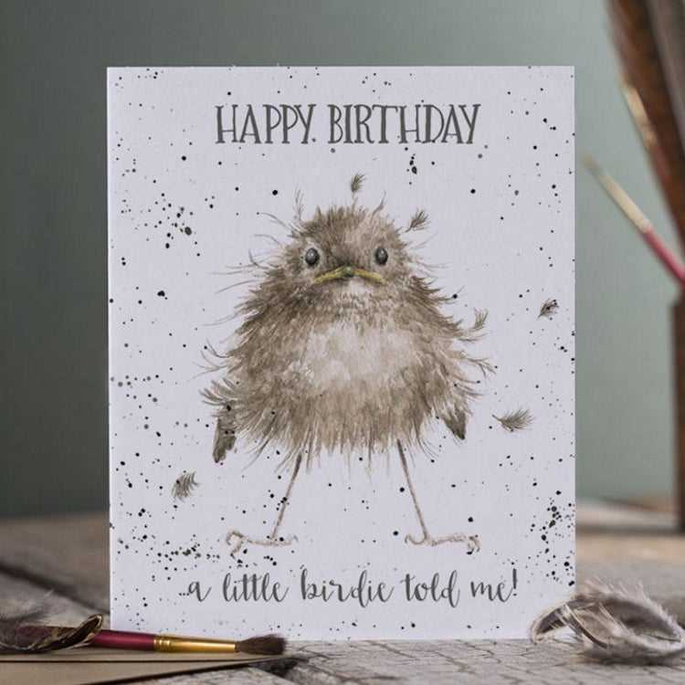 Wrendale Designs Little Wren Birthday Card