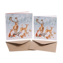 Wrendale Designs Christmas Boxed Cards - Winter Wonderland Woodland Animals Set of 8