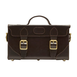 Chatham Premium Pull Up Leather Loader Case - Dark Brown