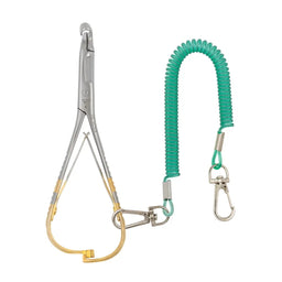 Dr. Slick Slick Release Mitten Scissor Clamp - 6in Gold Handles - 8mm ID Release Tube