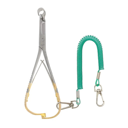 Dr. Slick Slick Release Mitten Scissor Clamp - 6in Gold Handles - 8mm ID Release Tube