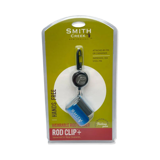 Smith Creek Rod Clip+ With Zinger - Blue