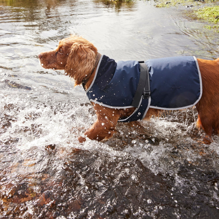 Barbour Monmouth Waterproof Dog Coat - Navy