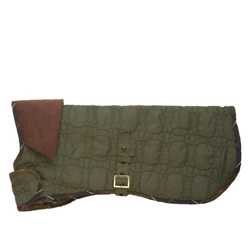Barbour Dog Bone Quilted Dog Coat - Dark Olive