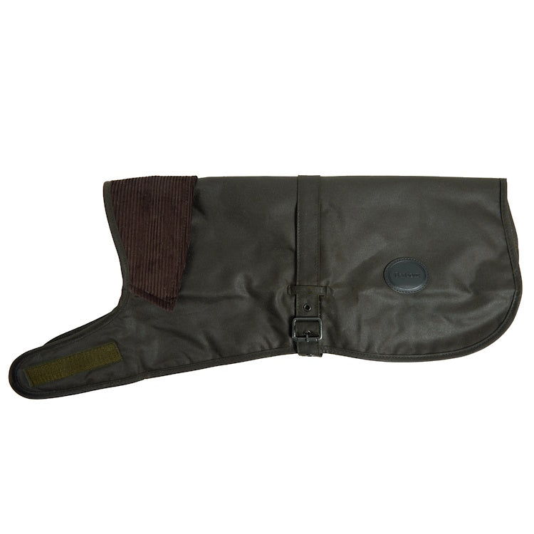 Barbour Wax Dog Coat - Olive