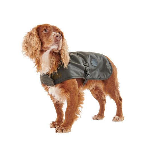 Barbour Wax Dog Coat - Olive