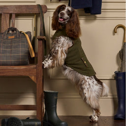 Joules Heritage Fleece Dog Coat - Khaki