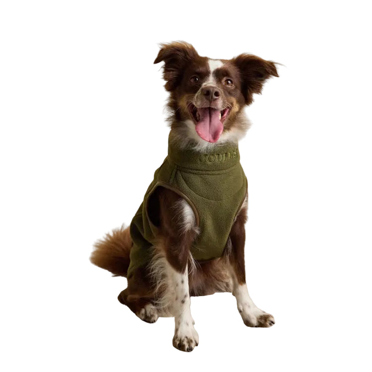 Joules Heritage Fleece Dog Coat - Khaki