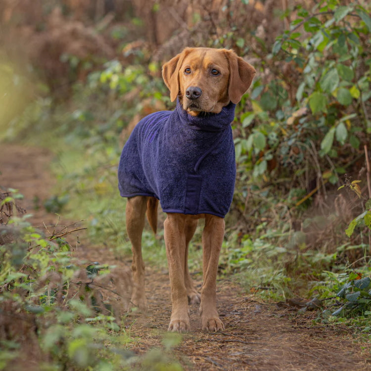 Ruff and Tumble Classic Collection Dog Drying Coat - Blackberry